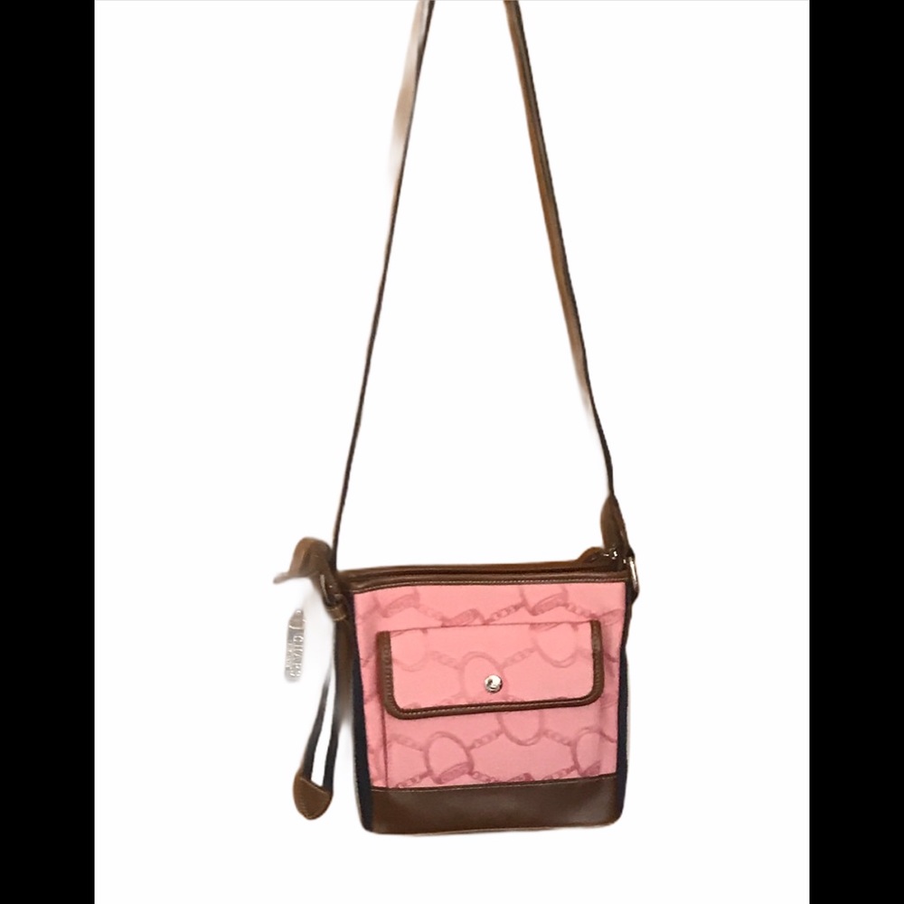 Chaps crossbody in pink like new